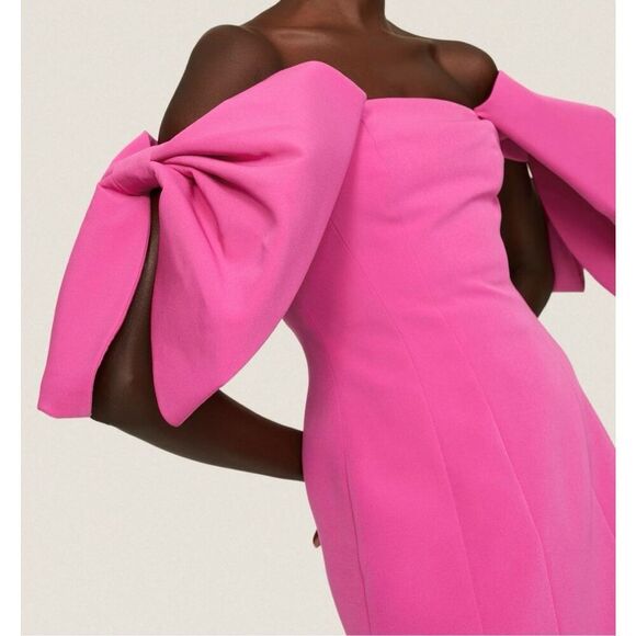 TOCCIN X RTR Bow Sleeve Mini Dress - Picture 3 of 10